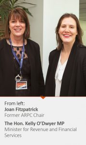 Photo of Joan Fitzpatrick and The Hon. Kelly O'Dwyer MP