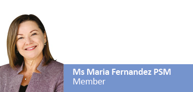 Ms Maria Fernandez PSM, Member