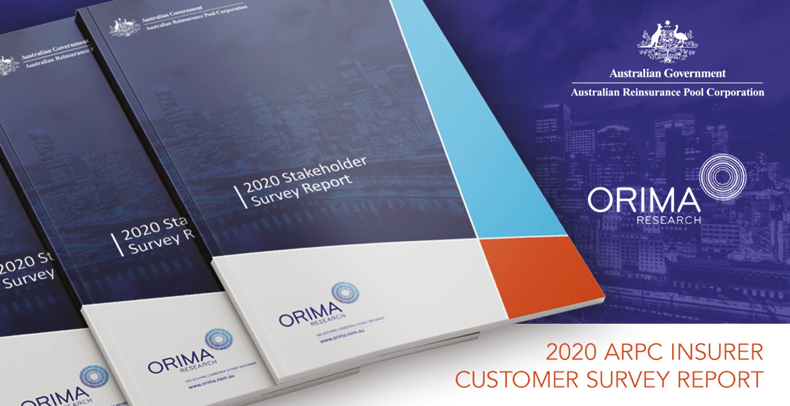 Image: 2020 ARPC Insurer Customer Survey Report cover