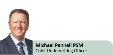 Image: Michael Pennell PSM, Chief Underwriting Officer